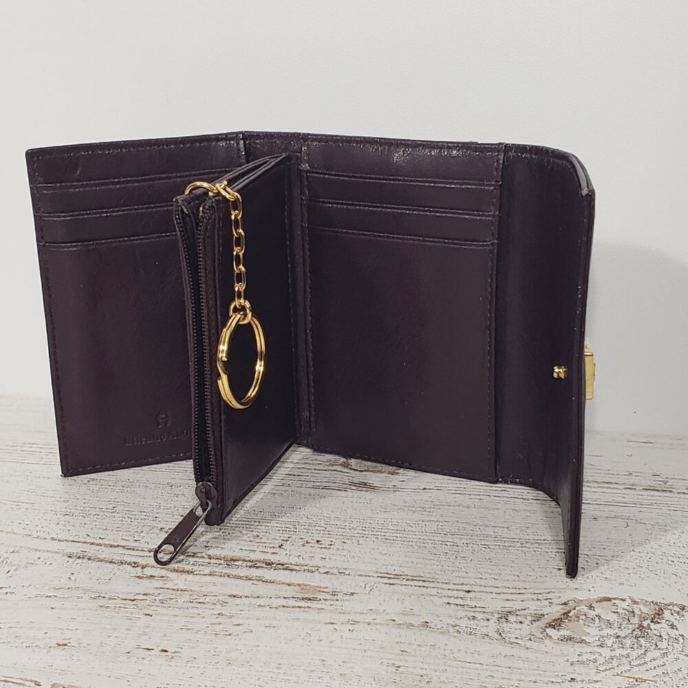 Vintage Oxblood Leather Aigner Keychain Wallet - Picture 3 of 6